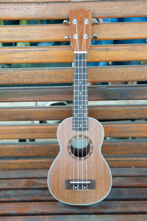 Vintage ukuleleの写真素材