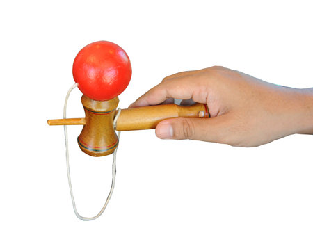 Kendama traditional Japanese toy の写真素材