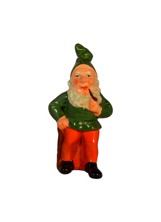 Still life of Santa as a porcelain figureの写真素材