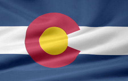 Flag of Coloradoの写真素材