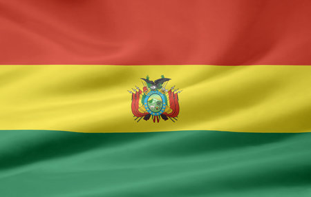 Flag of Boliviaの写真素材