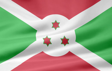 Flag of Burundiの写真素材