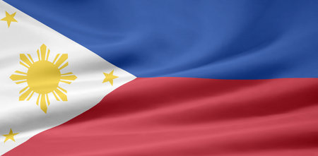 Flag of the Philippinesの写真素材