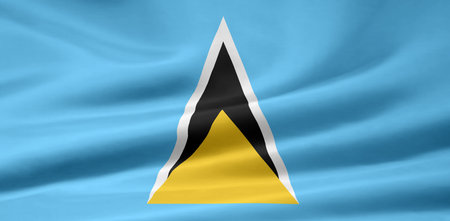 Flag of Saint Luciaの写真素材