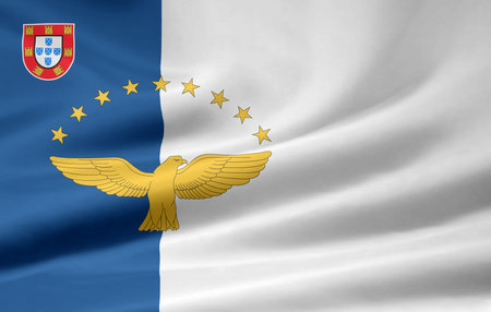 Flag of the Azoresの写真素材