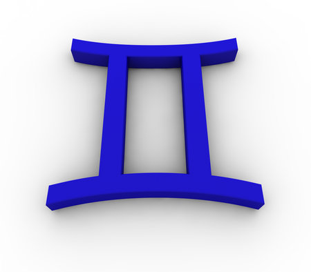 Sign of the Zodiac - Geminiの写真素材