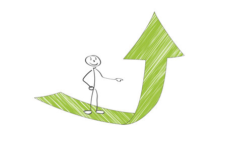 Positive Outlookのイラスト素材