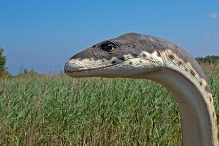 Dinosaur in Jurassic Park のeditorial素材