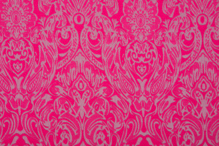 Flowers on a textil backgroundの写真素材