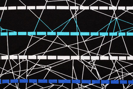 Black material with abstract pattern, a background or textureの写真素材