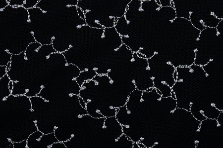 Black material with abstract pattern, a background or textureの写真素材