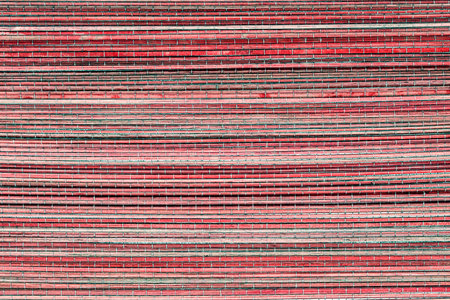 Red wooden background or texture