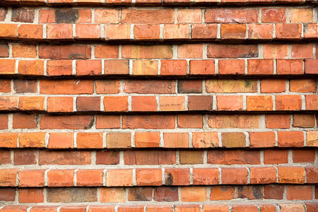 Brick wall as background or textureの写真素材