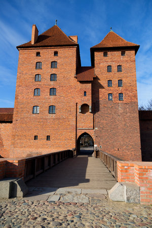 Castle in Malbork, Polandの写真素材