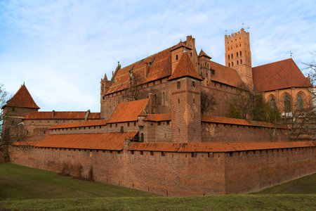 Castle in Malbork, Polandの写真素材