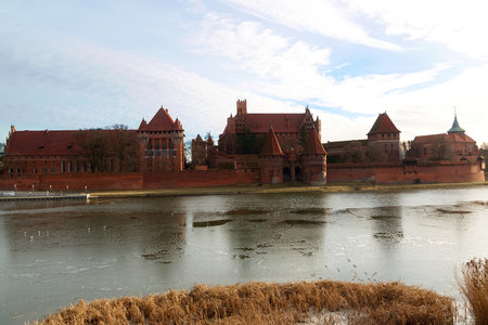 Castle in Malbork, Polandのeditorial素材