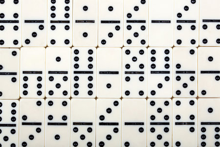 Dominoes, a backgroundの写真素材