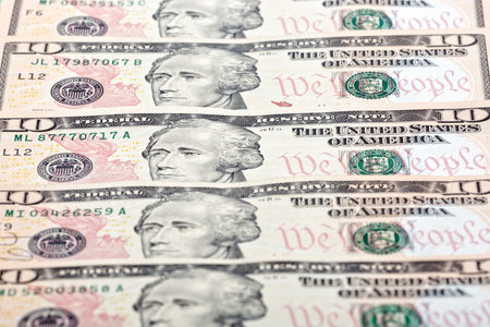 American dollars, backgroundの写真素材