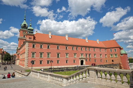 The Royal Castle in Warsaw, Polandのeditorial素材
