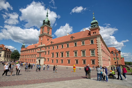 The Royal Castle in Warsaw, Polandのeditorial素材