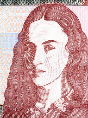 Policarpa Salavarrieta portrait from Colombian moneyの写真素材