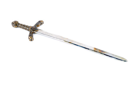 Sword on a white backgroundの写真素材