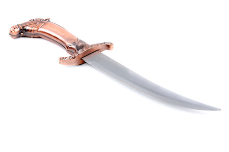 Knife on a white backgroundの写真素材