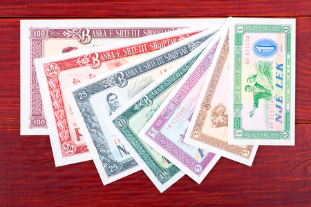 Old Albanian Lekeの写真素材