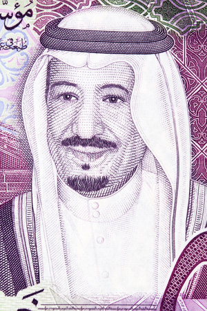 Salman of Saudi Arabia, a portraitのeditorial素材
