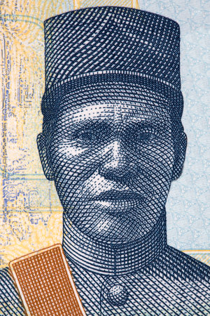 Jose Santos Vargas portrait from Bolivian moneyの写真素材