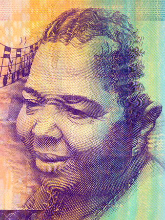 Cesaria Evora portrait from Cape Verdean money