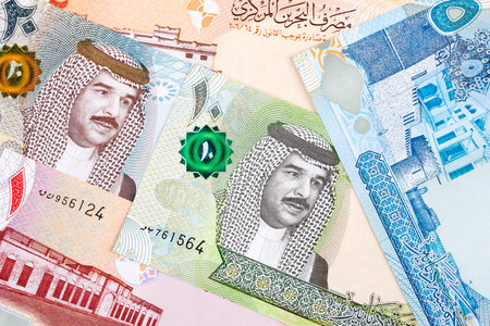 Money from Bahrain a business backgroundの写真素材