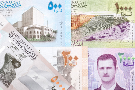 Syrian money - pound, a business background