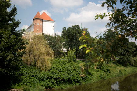 Sandomierz Royal Castle in Polandのeditorial素材