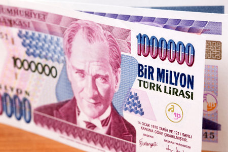 Old Turkish money - Lira a business background