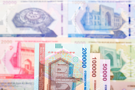 Uzbekistani money - sum a business background