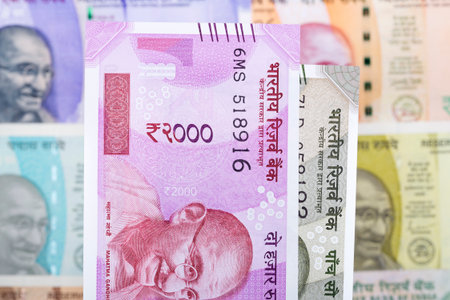 Indian money - rupees and business background