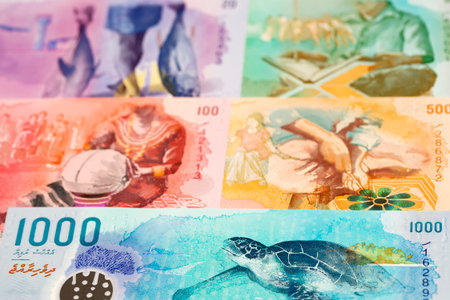 Maldivian money - rufiyaa a business background