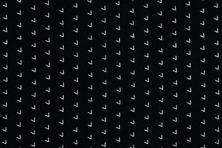 Black material with abstract pattern a background or texture