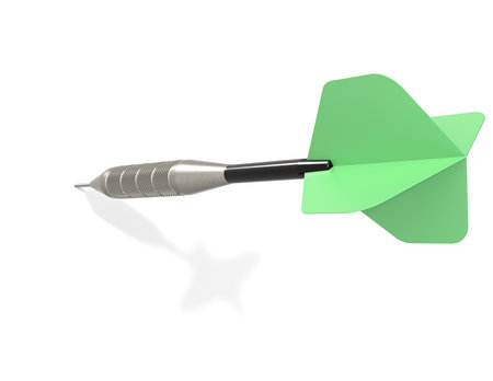 Dart arrow. Greenの写真素材