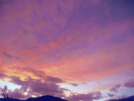 beauty inthe skyの写真素材