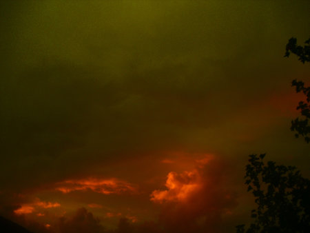 mystery in the skyの写真素材