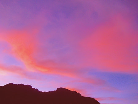 mystery in the cloudの写真素材