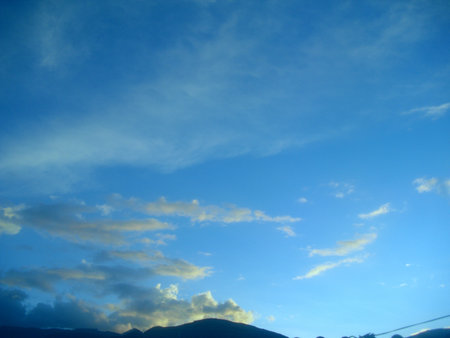 sunset and  beautyの写真素材