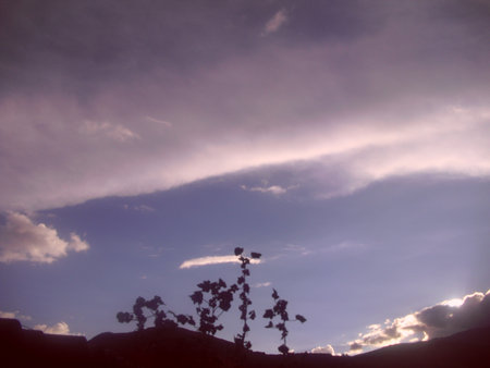 sunset and mysteryの写真素材