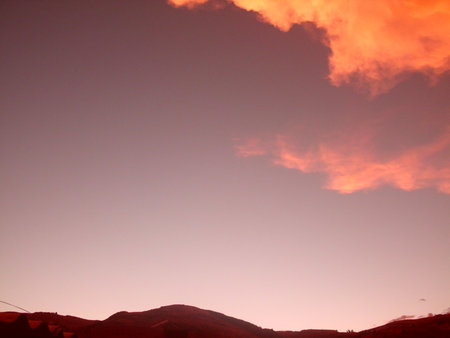 glare of the cloudの写真素材