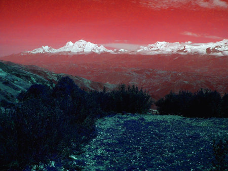 landscape of andeanの写真素材