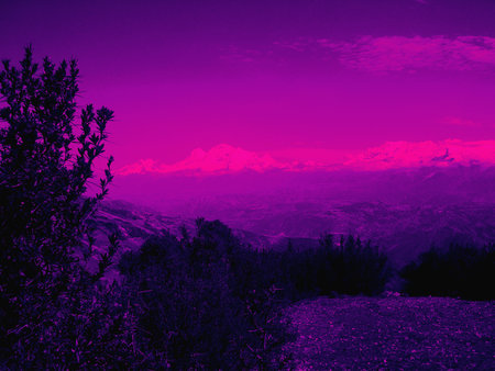 illusion of landscapeの写真素材