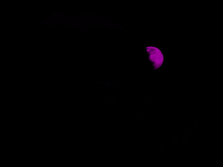 moon in the skyの写真素材