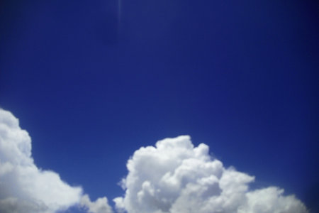 partly cloudy skyの写真素材